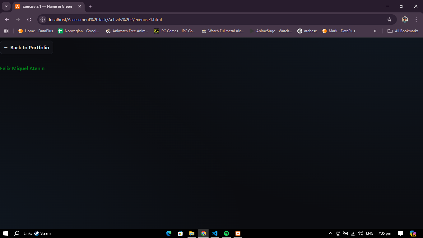 Activity 2 - Exercise 1