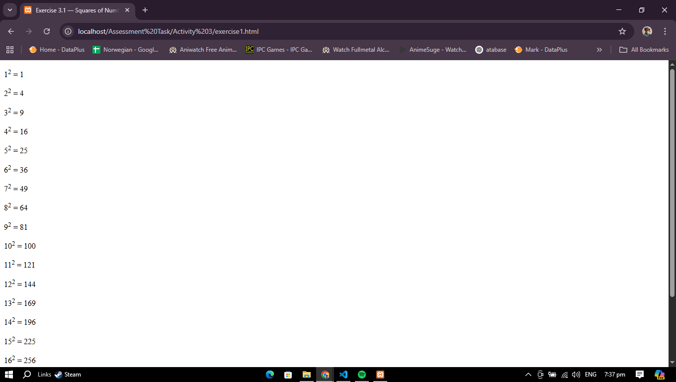 Activity 3 - Exercise 1